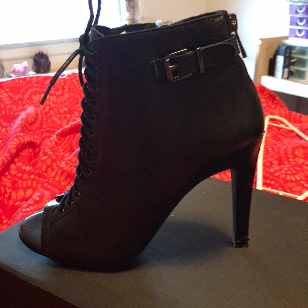 Jessica Simpson bootie lace up heels